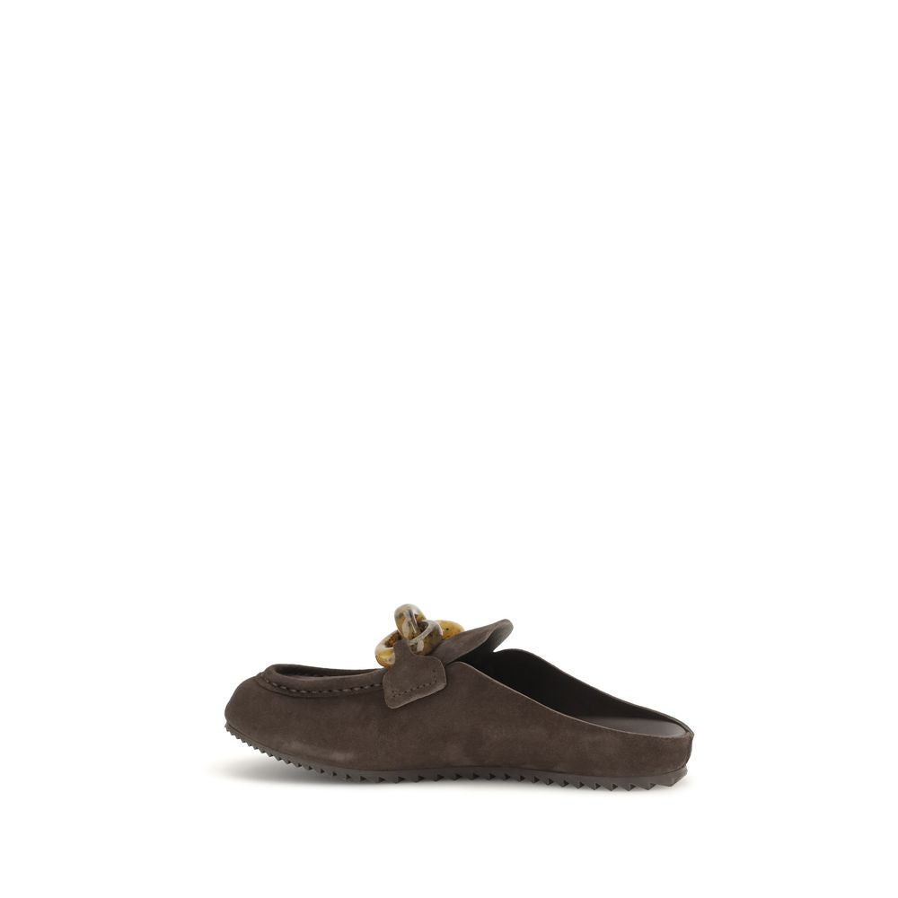 Pedro García Brown Calf Leather Bos Taurus Mules | Regal Royce