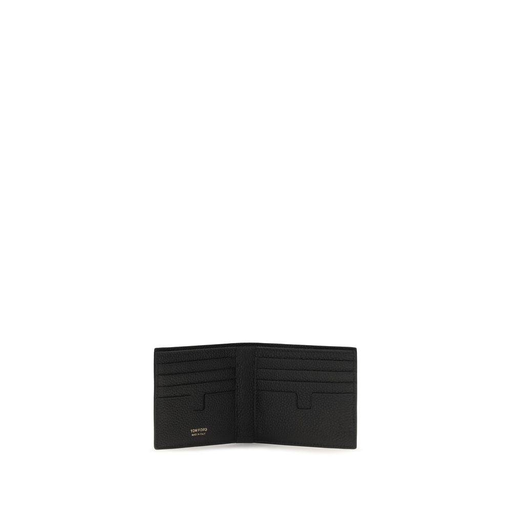 Tom Ford Black Calf Leather Bos Taurus Wallet | Regal Royce
