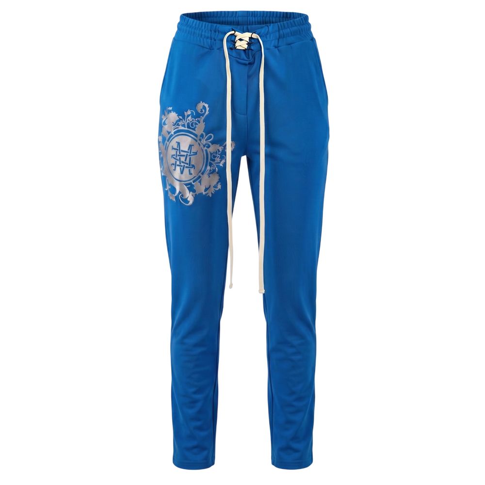 Mr&Mrs Italy Blue Viscose Women Pants | Regal Royce