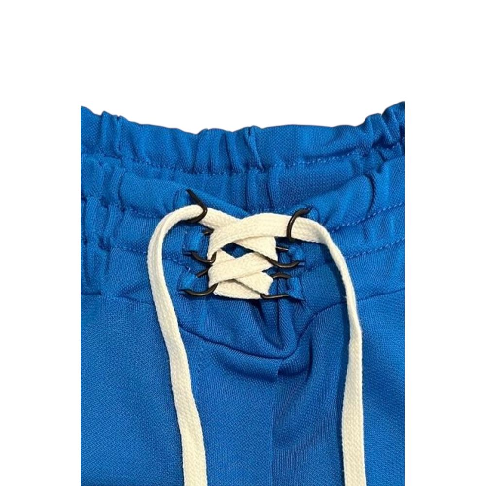 Mr&Mrs Italy Blue Viscose Women Pants | Regal Royce