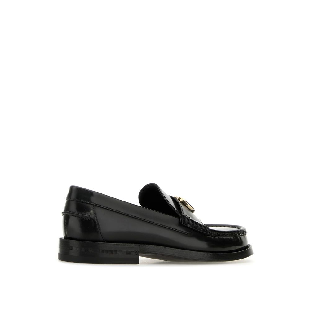 Gucci Black Leather Slip-On Loafers | Regal Royce