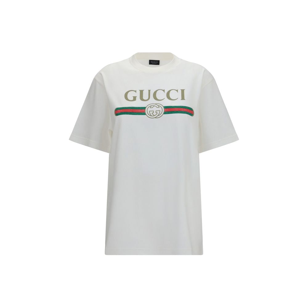 Gucci White Cotton T-Shirt | Regal Royce