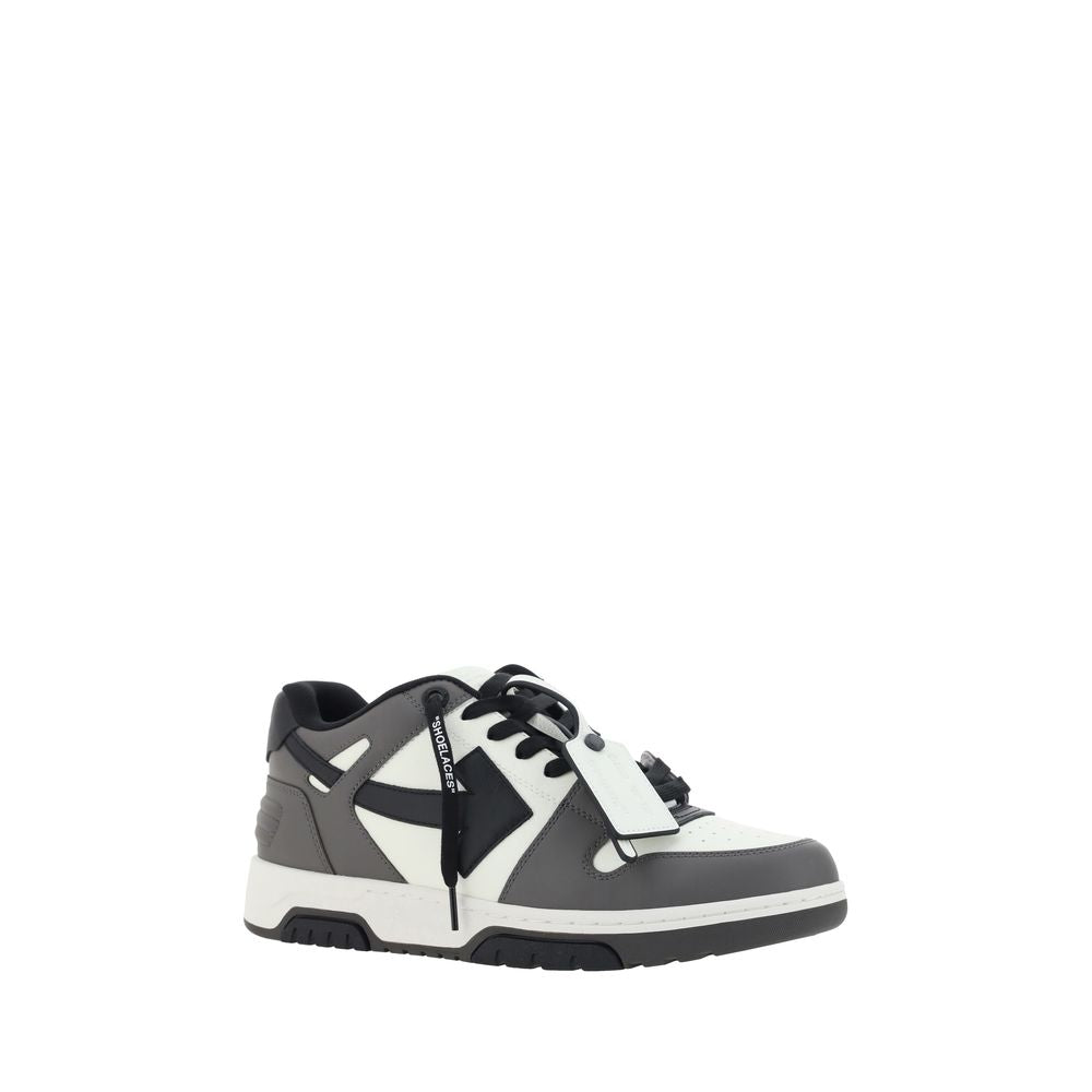 Off-White Multicolor Calf Leather Bos Taurus Athletic Sneakers | Regal Royce