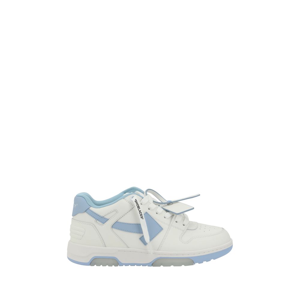 Off-White White Calf Leather Bos Taurus Athletic Sneakers | Regal Royce