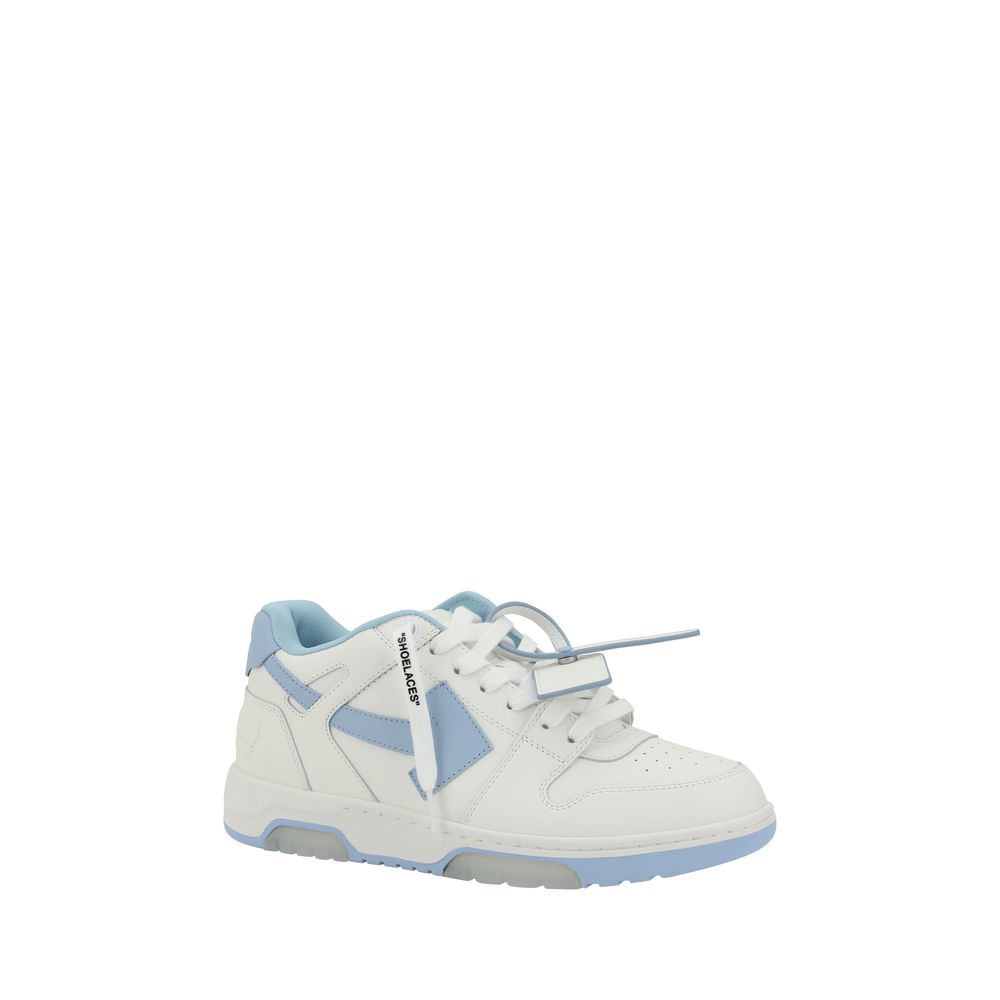 Off-White White Calf Leather Bos Taurus Athletic Sneakers | Regal Royce