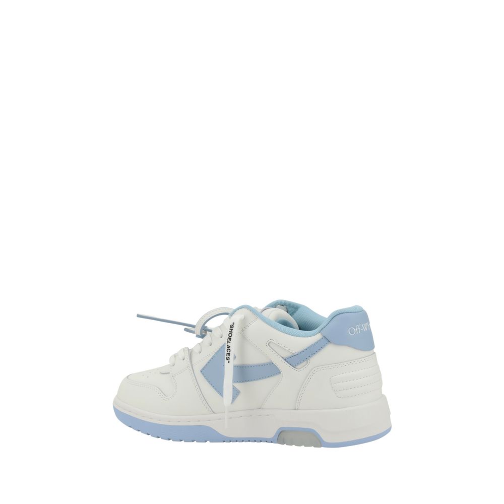 Off-White White Calf Leather Bos Taurus Athletic Sneakers | Regal Royce