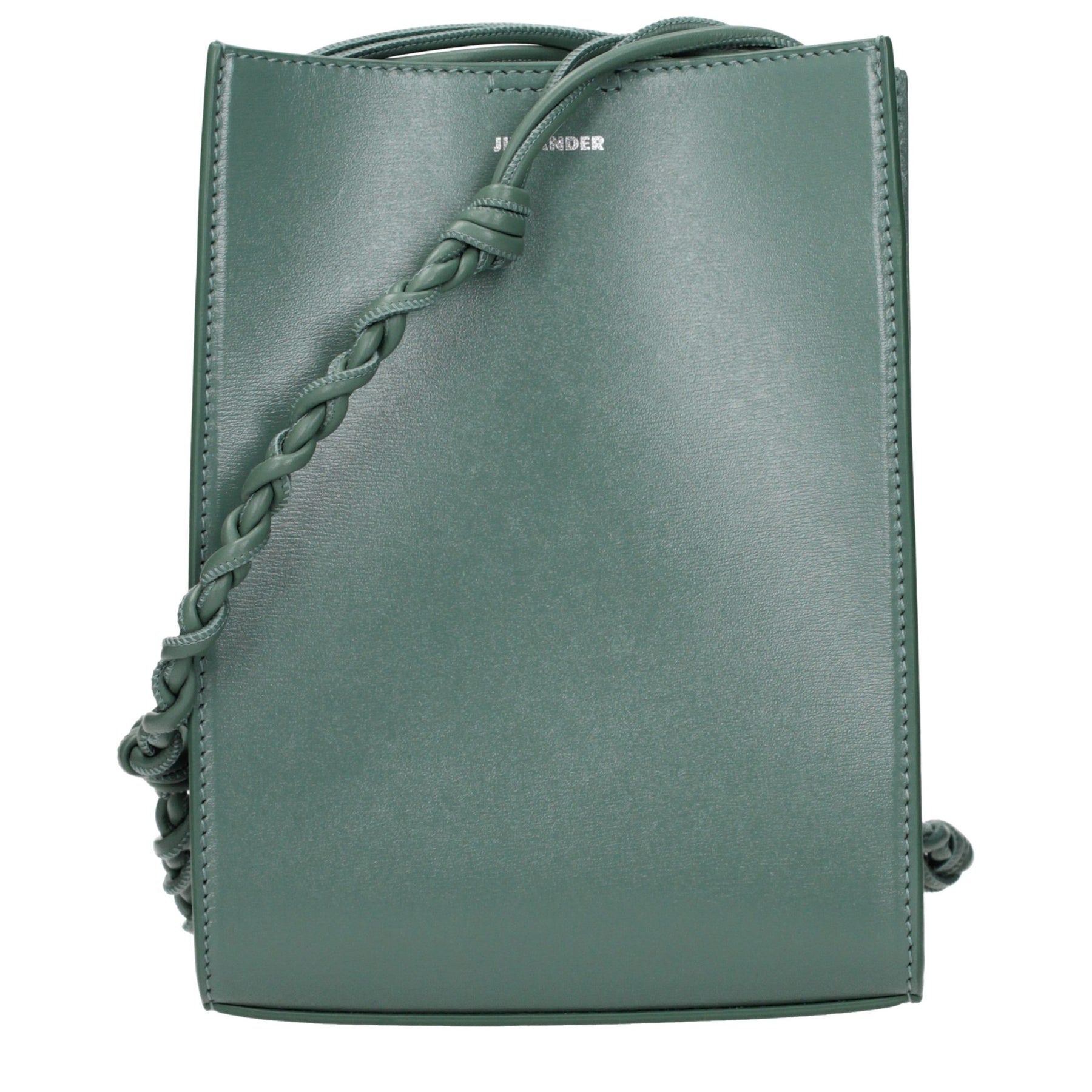 Jil Sander Green Leather Crossbody Bag | Regal Royce