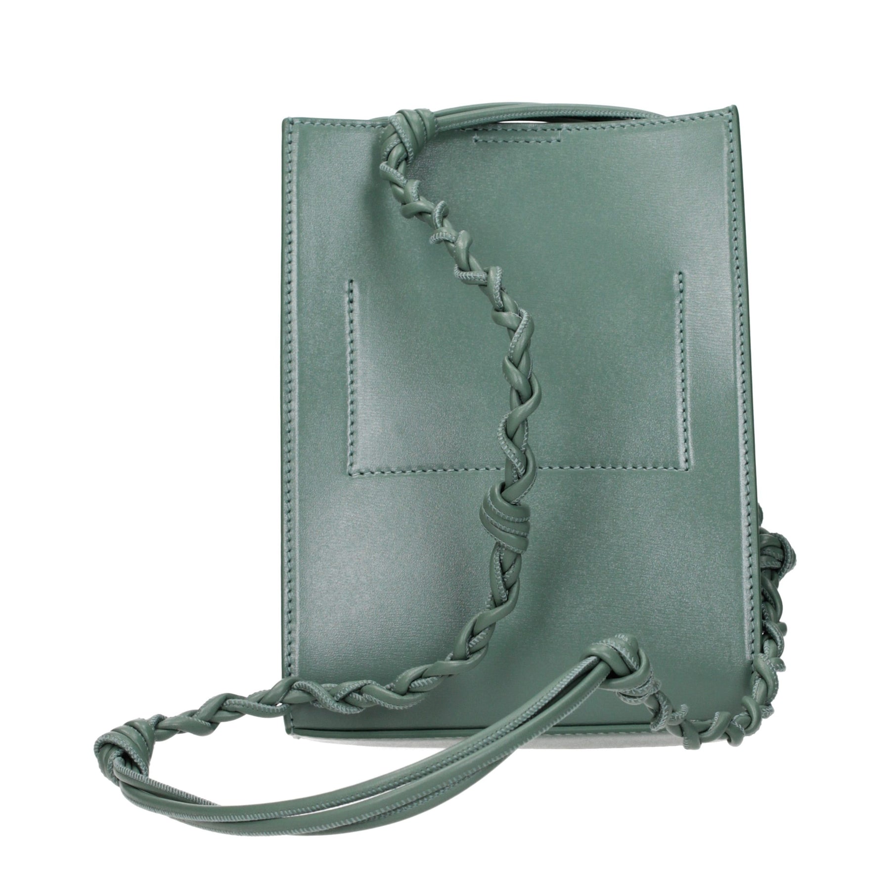 Jil Sander Green Leather Crossbody Bag | Regal Royce