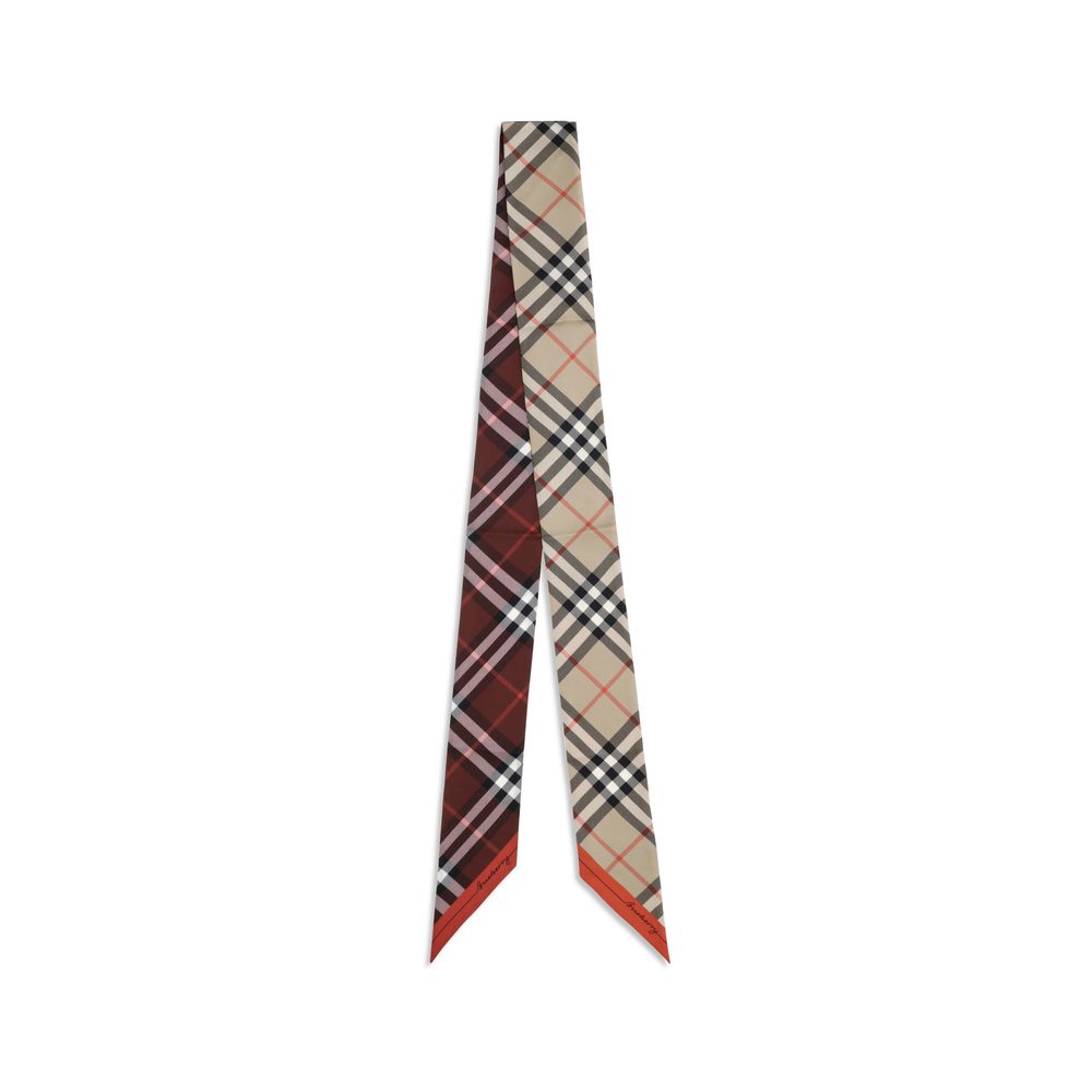 Burberry Beige Silk Scarf | Regal Royce