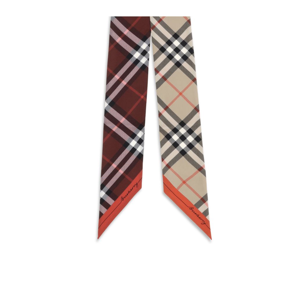 Burberry Beige Silk Scarf | Regal Royce