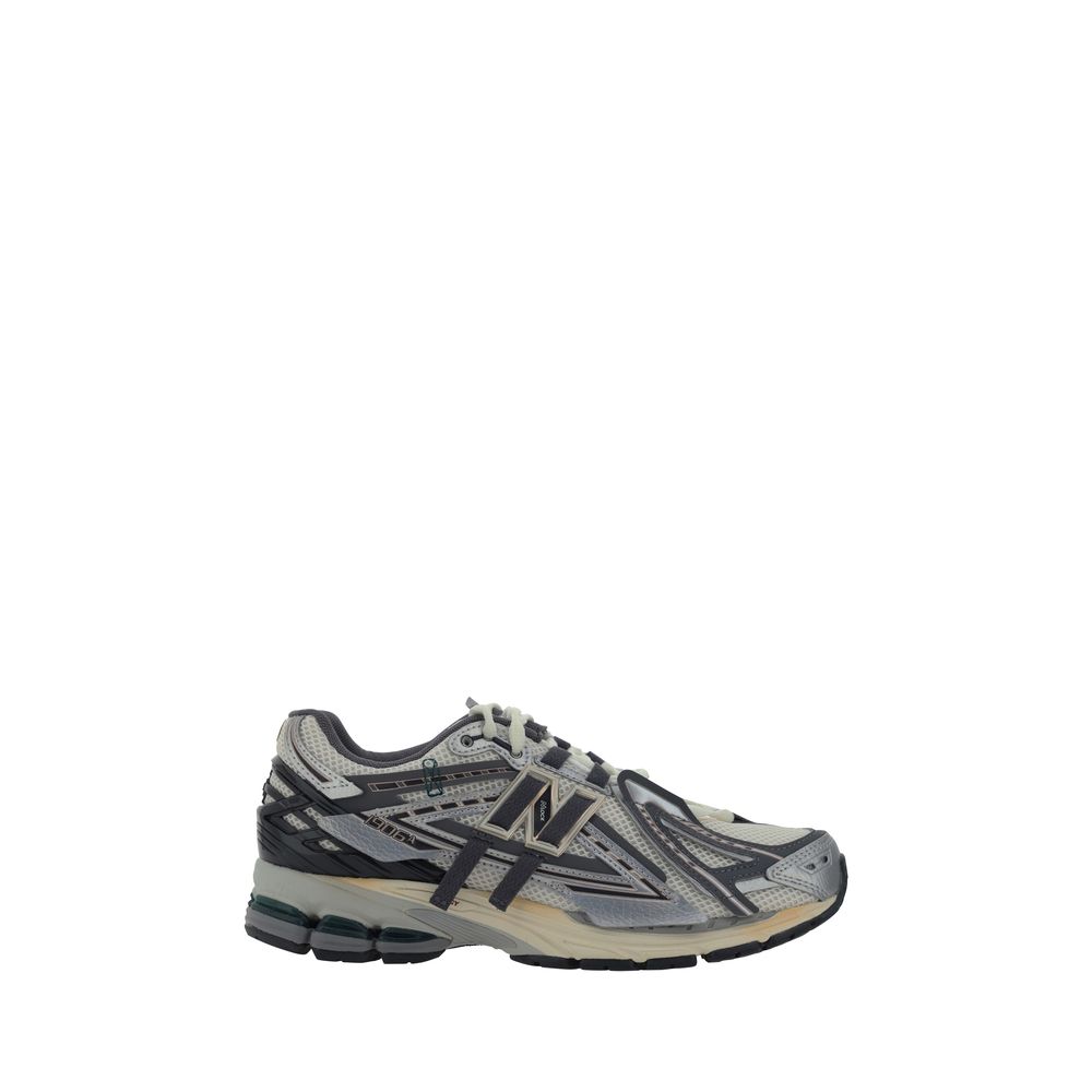 New Balance Silver Fabric Athletic Sneakers | Regal Royce