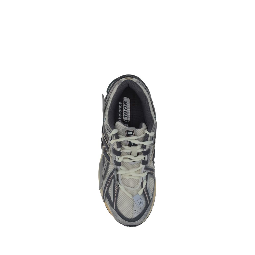 New Balance Silver Fabric Athletic Sneakers | Regal Royce