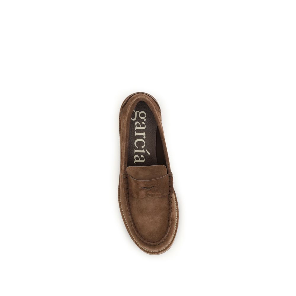 Pedro García Brown Suede Leather Slip-On Loafers | Regal Royce