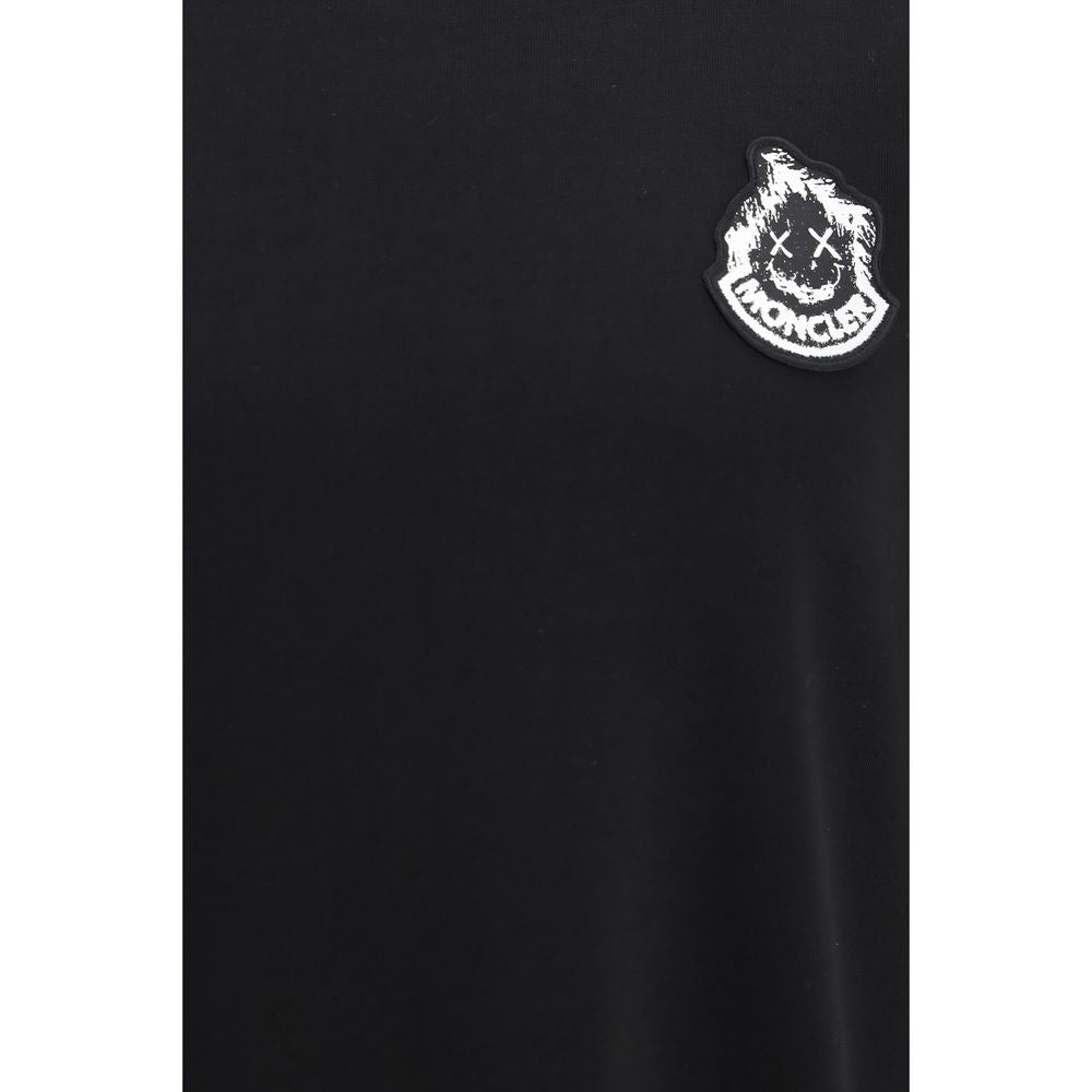 Moncler Black Cotton T-Shirt | Regal Royce