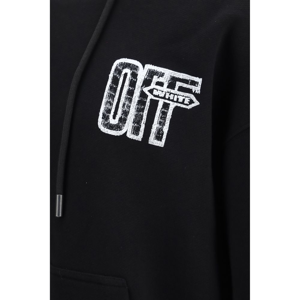 Off-White Black Cotton Sweatshirt | Regal Royce