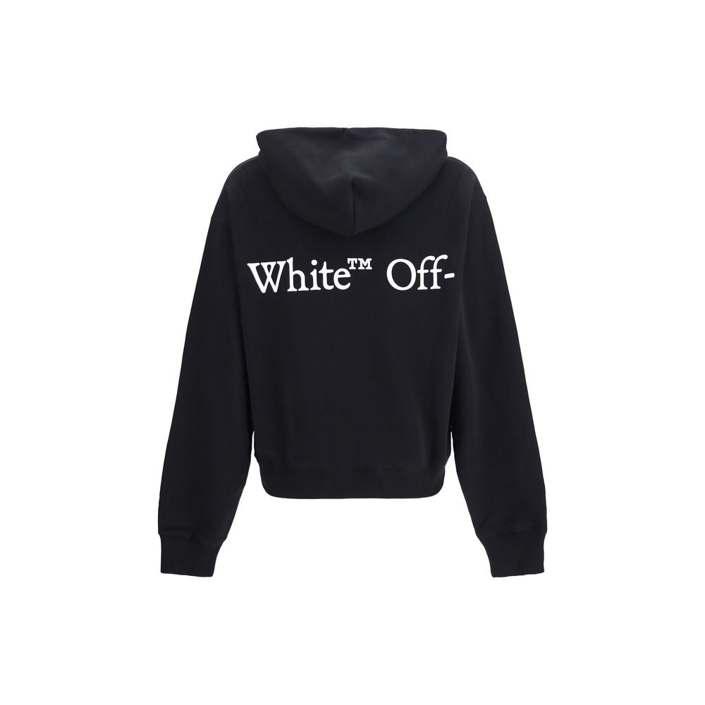 Off-White Black Cotton Sweatshirt | Regal Royce