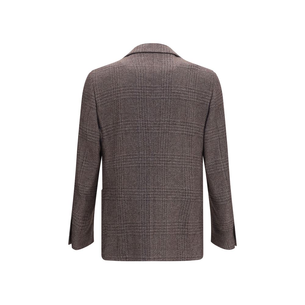Lardini Brown Wool Oves Aries Blazer | Regal Royce