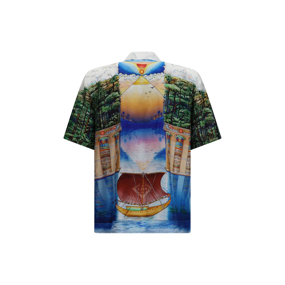Casablanca Multicolor Silk Pattern Shirt | Regal Royce