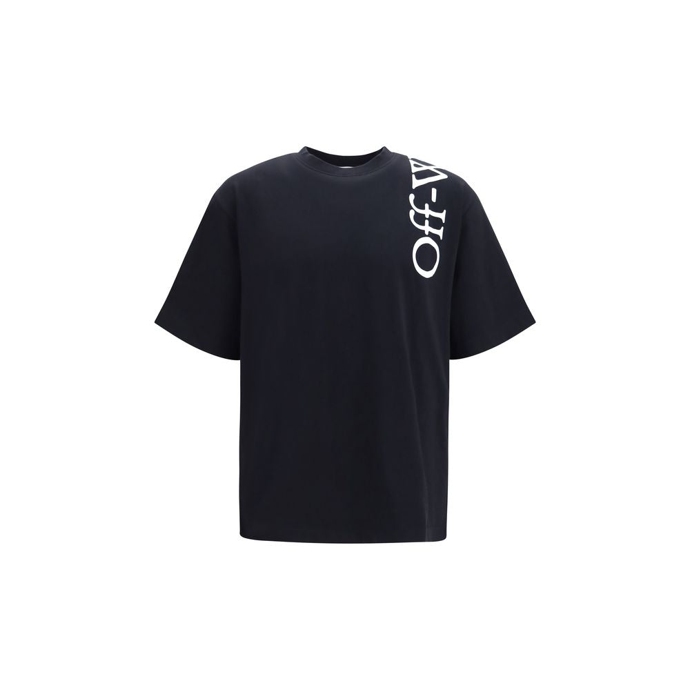 Off-White Black Cotton T-Shirt | Regal Royce