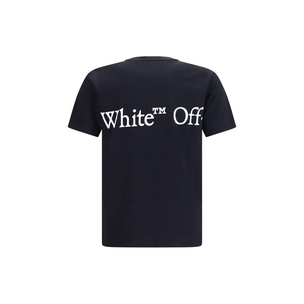 Off-White Black Cotton T-Shirt | Regal Royce