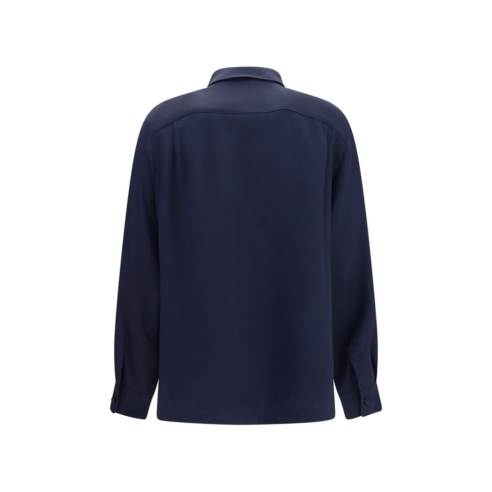 Max Mara Blue Silk Shirt | Regal Royce