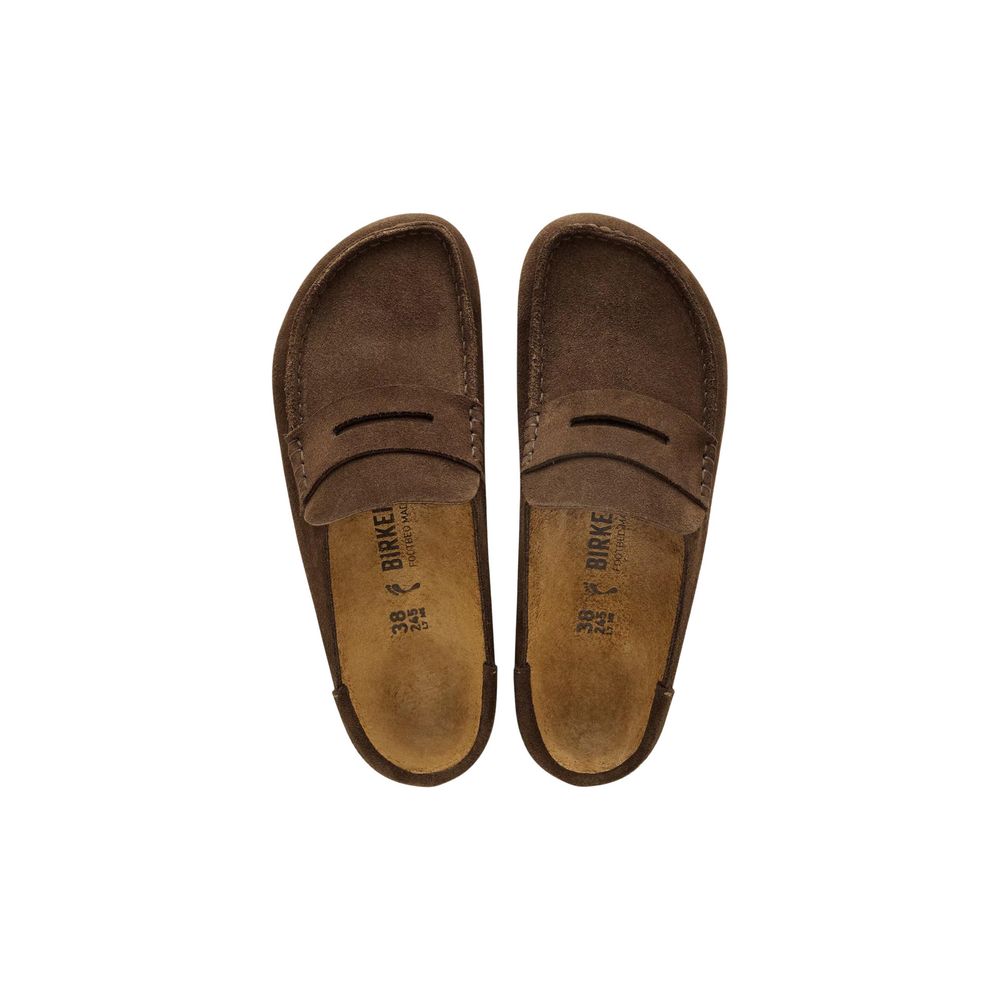 Birkenstock Brown Suede Leather Moccassin | Regal Royce