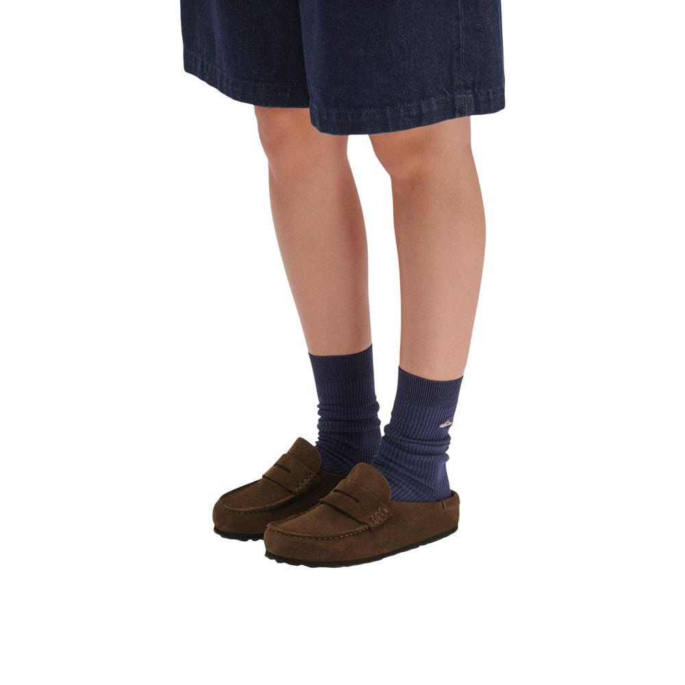 Birkenstock Brown Suede Leather Moccassin | Regal Royce