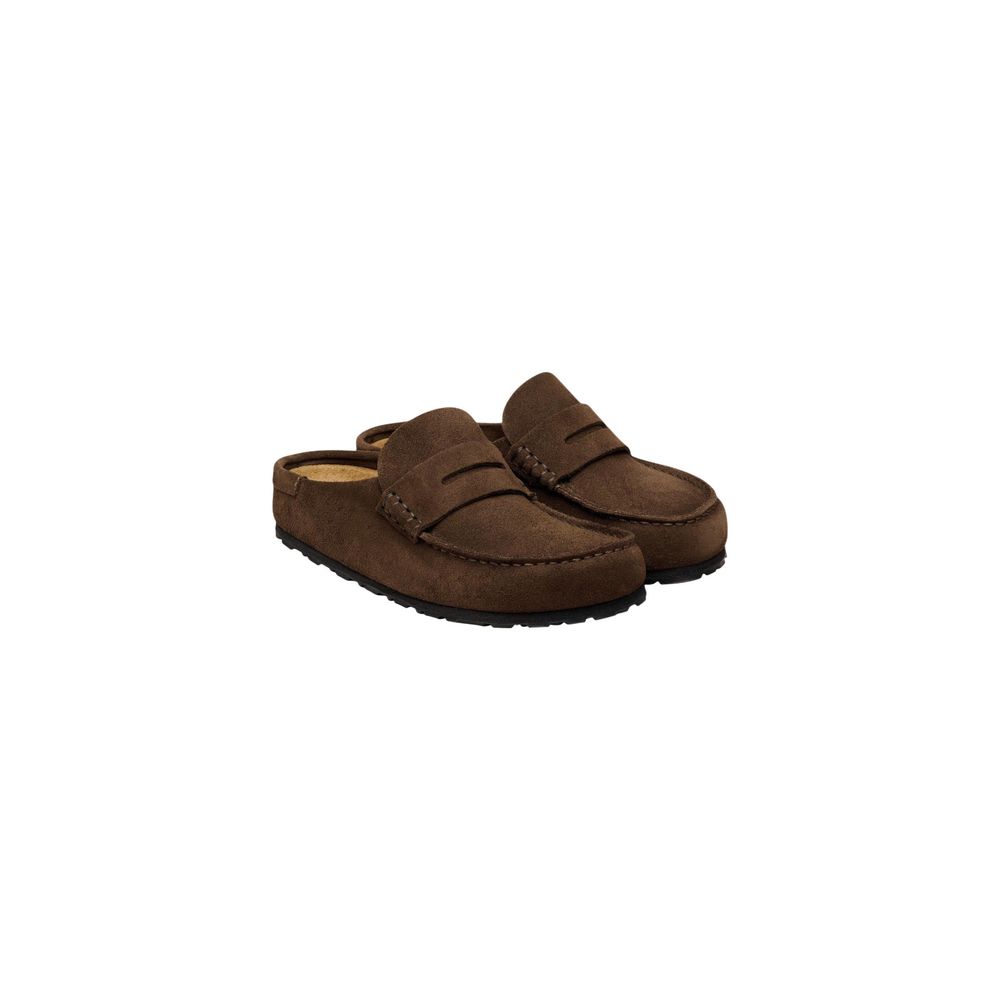Birkenstock Brown Suede Leather Moccassin | Regal Royce