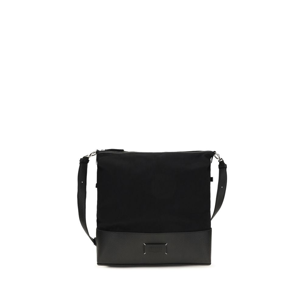 Maison Margiela Black Calf Leather Bos Taurus Shoulder Bag | Regal Royce