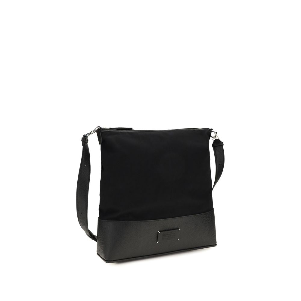 Maison Margiela Black Calf Leather Bos Taurus Shoulder Bag | Regal Royce