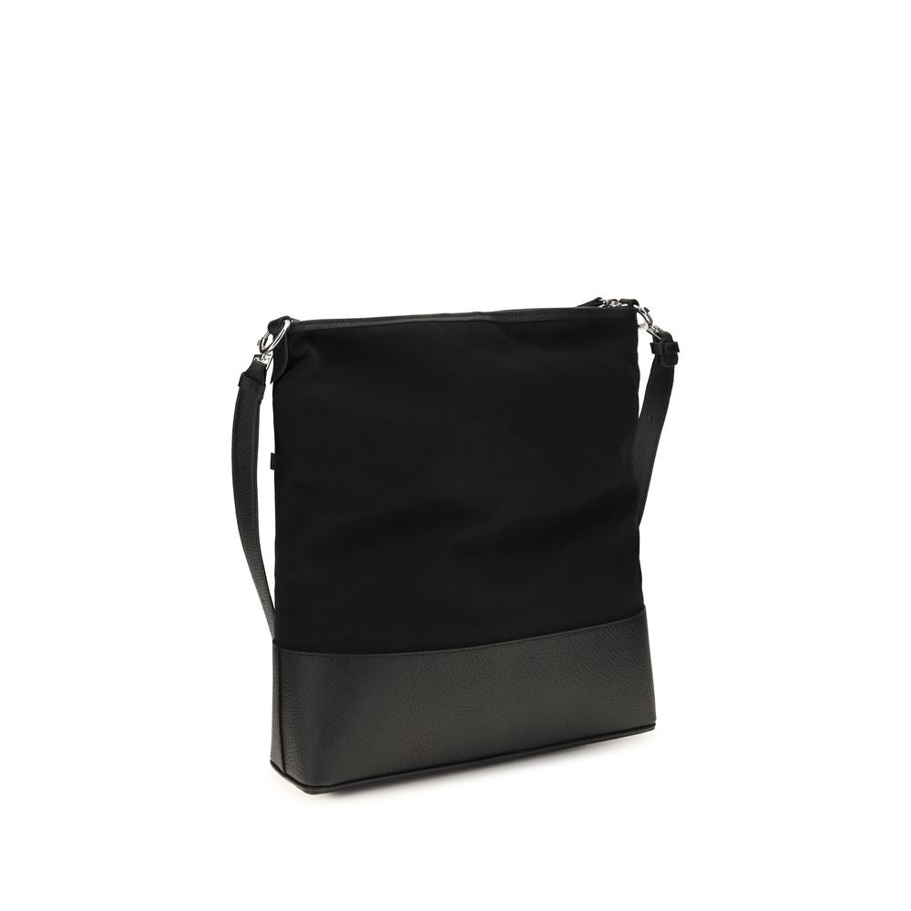 Maison Margiela Black Calf Leather Bos Taurus Shoulder Bag | Regal Royce