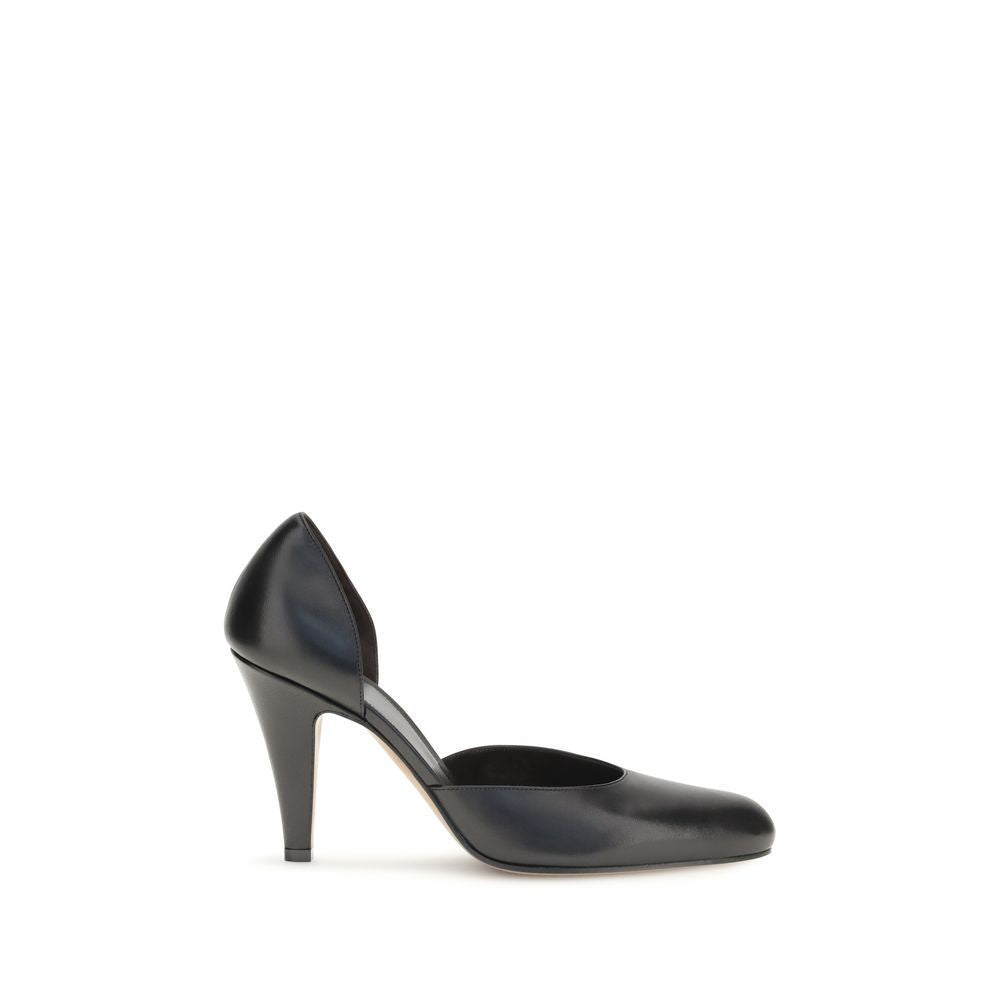The Row Black Lamb Ovis Aries Aries High Heel Pumps | Regal Royce