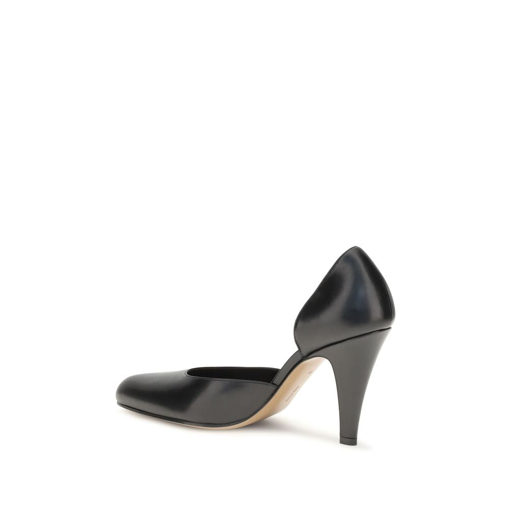 The Row Black Lamb Ovis Aries Aries High Heel Pumps | Regal Royce