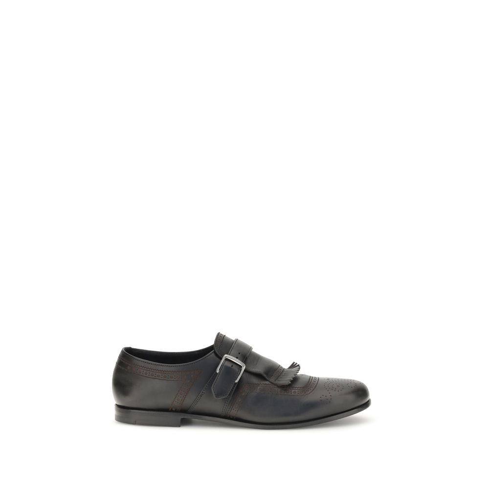 Church's Black Calf Leather Bos Taurus Slip-On Loafers | Regal Royce