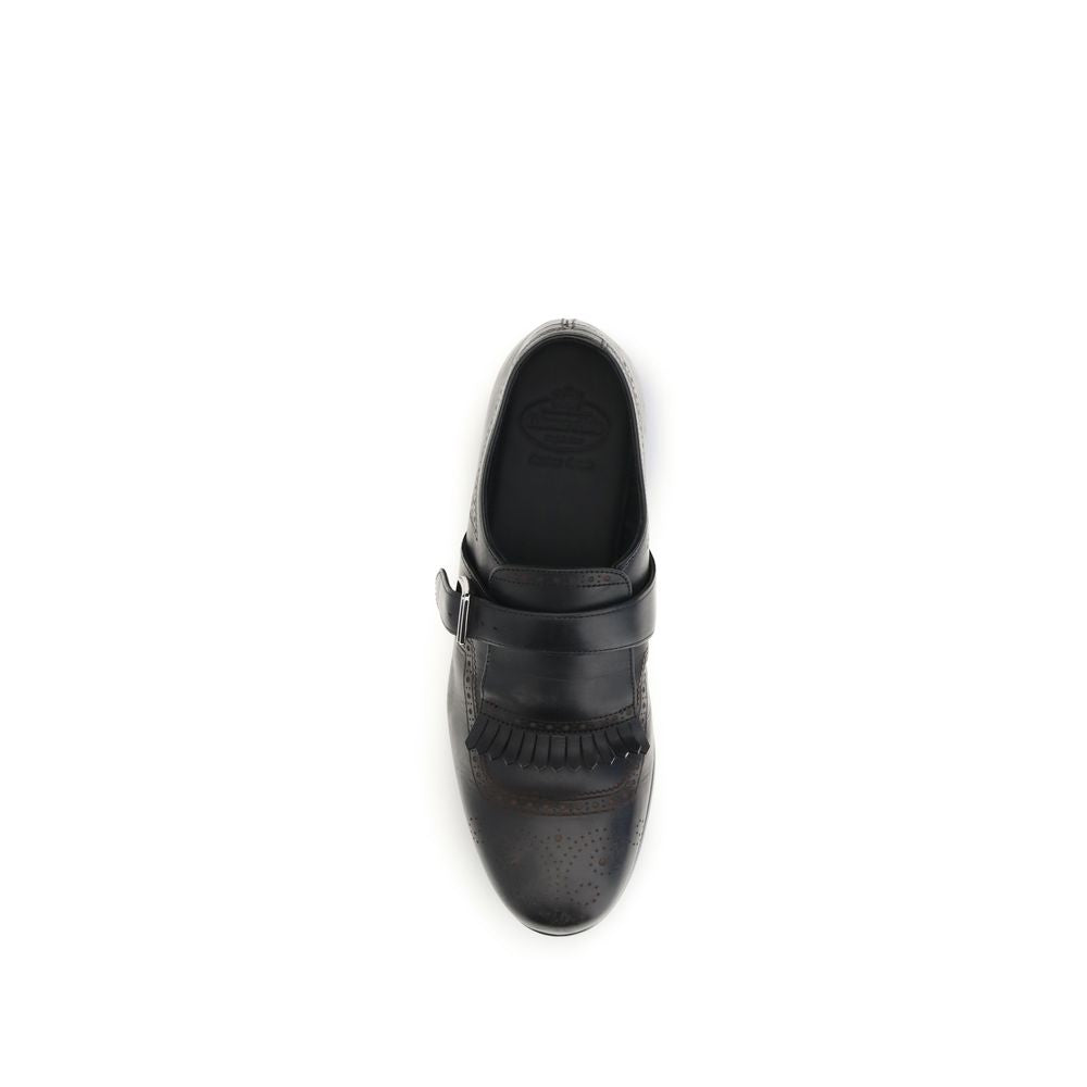 Church's Black Calf Leather Bos Taurus Slip-On Loafers | Regal Royce