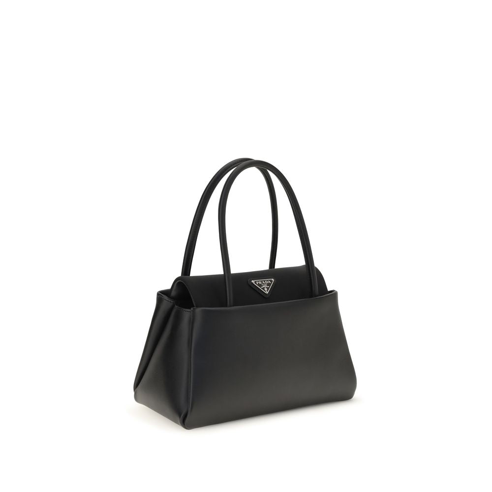 Prada Black Calf Leather Bos Taurus Handbag | Regal Royce