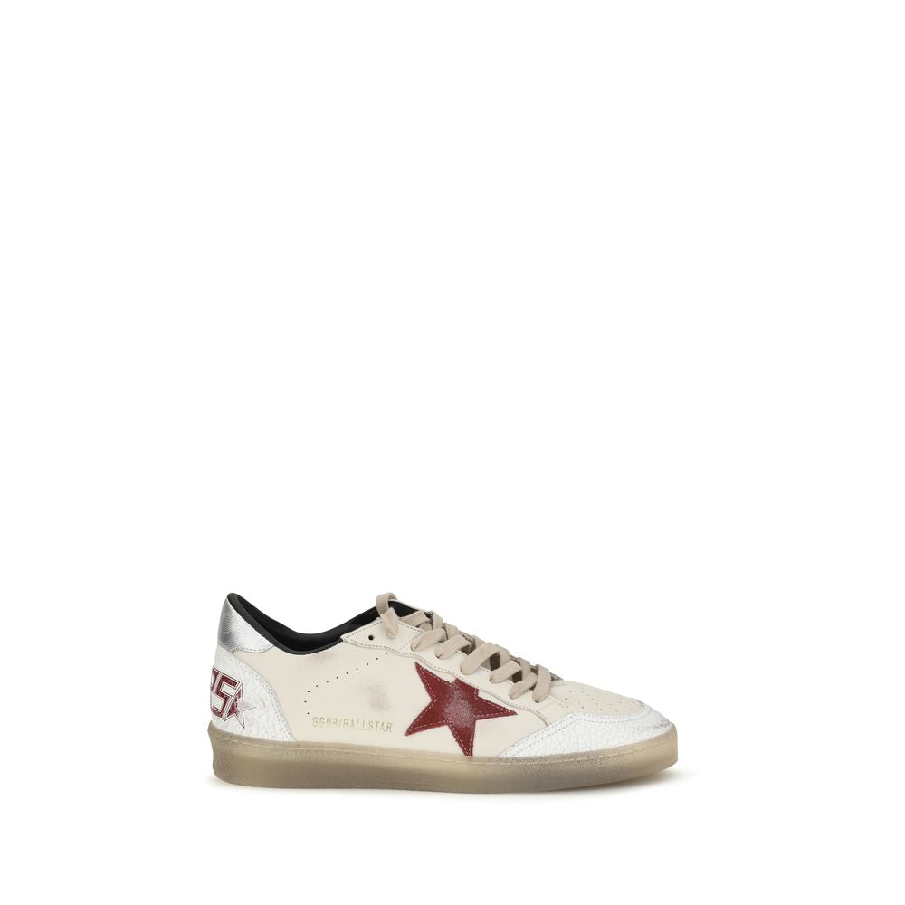 Golden Goose White Calf Leather Bos Taurus Low Top Sneakers | Regal Royce