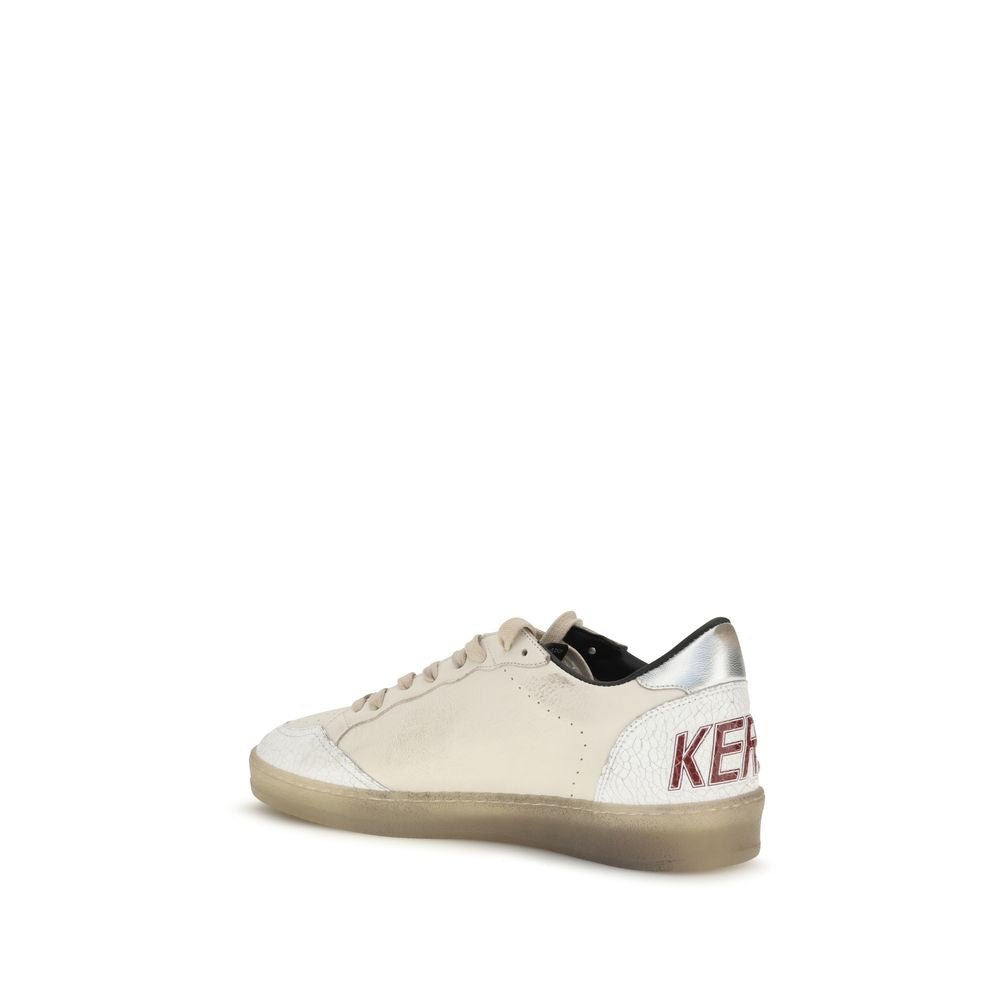 Golden Goose White Calf Leather Bos Taurus Low Top Sneakers | Regal Royce