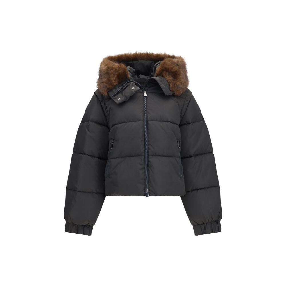PINKO Brown Goose Down Full-Length Jacket | Regal Royce