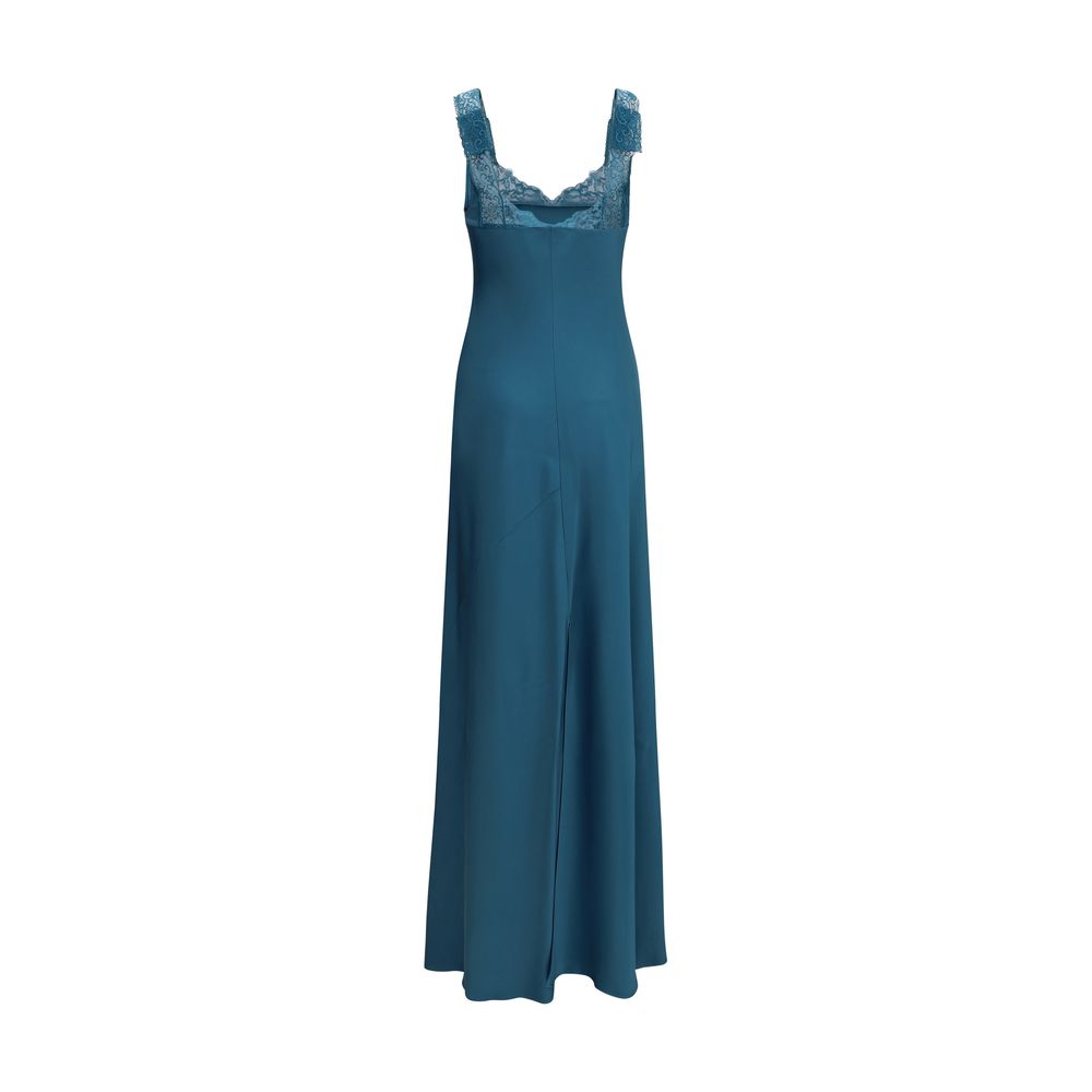 Forte_Forte Blue Acetate Long Dress | Regal Royce
