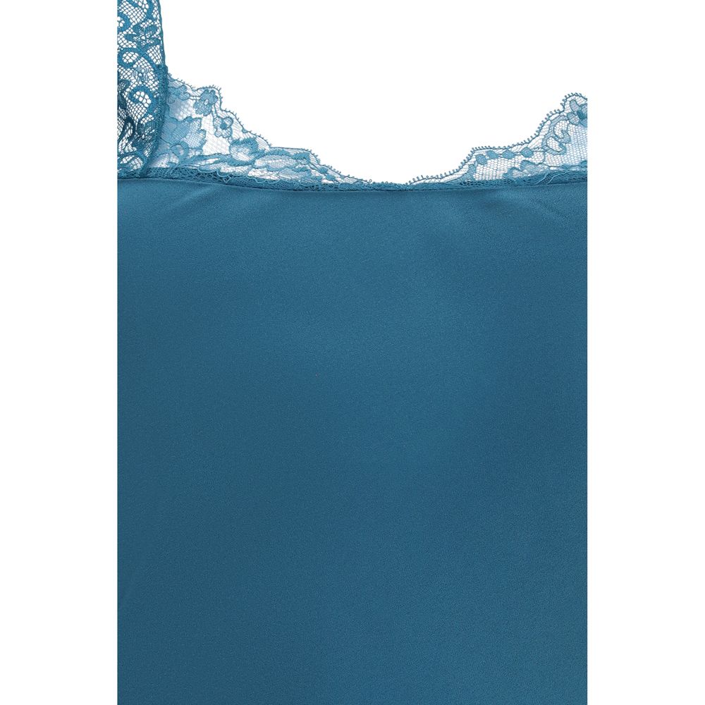 Forte_Forte Blue Acetate Long Dress | Regal Royce