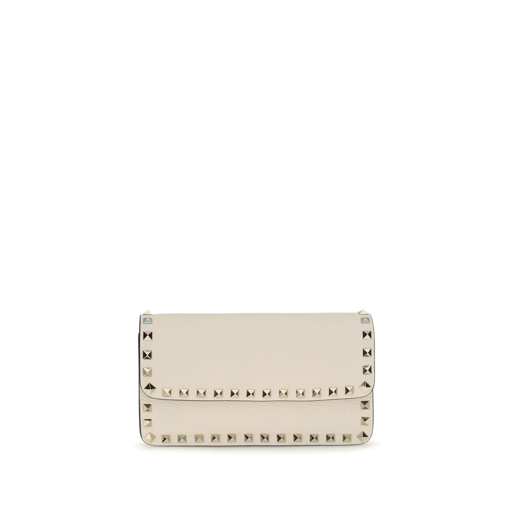 Valentino Garavani Beige Calf Leather Bos Taurus Wallet | Regal Royce