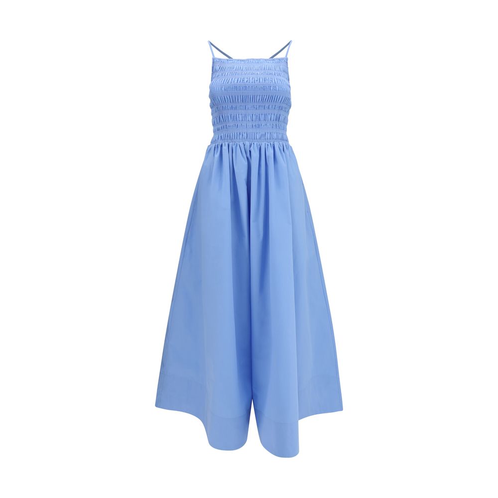 Ganni Blue Cotton Casual Dress | Regal Royce
