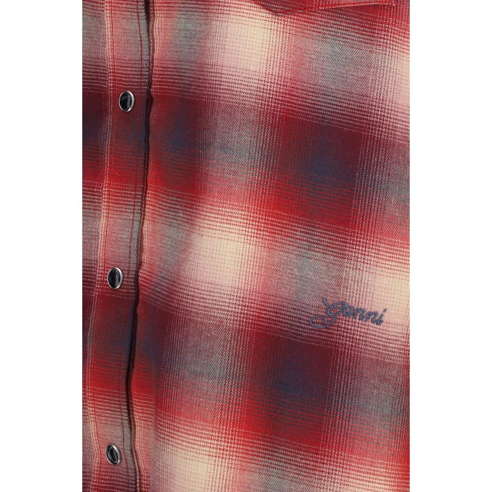 Ganni Multicolor Cotton Pattern Shirt | Regal Royce
