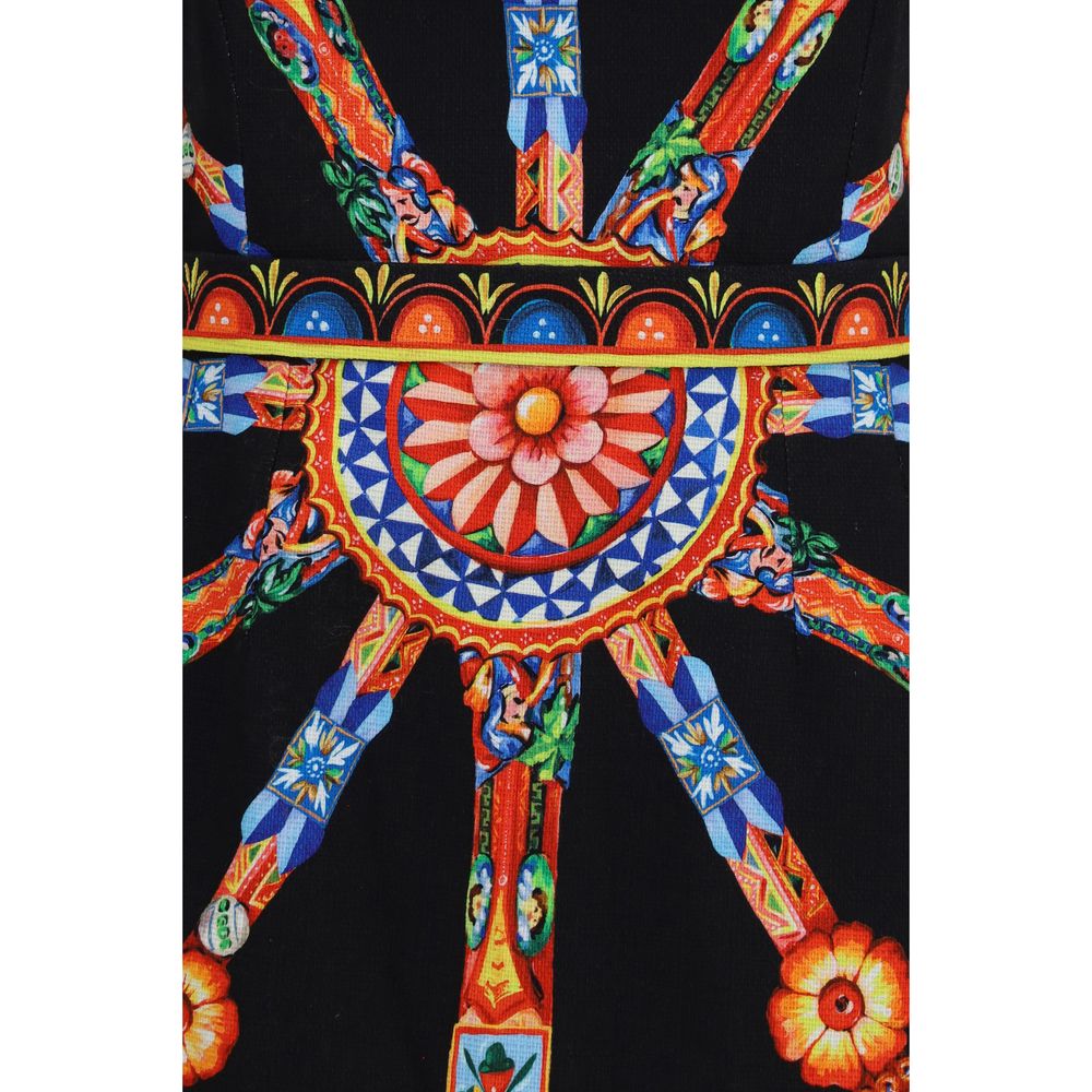 Dolce & Gabbana Multicolor Cotton Casual Dress | Regal Royce