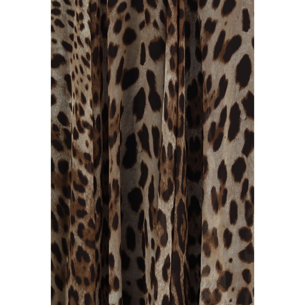 Dolce & Gabbana Beige Silk Long Skirt | Regal Royce