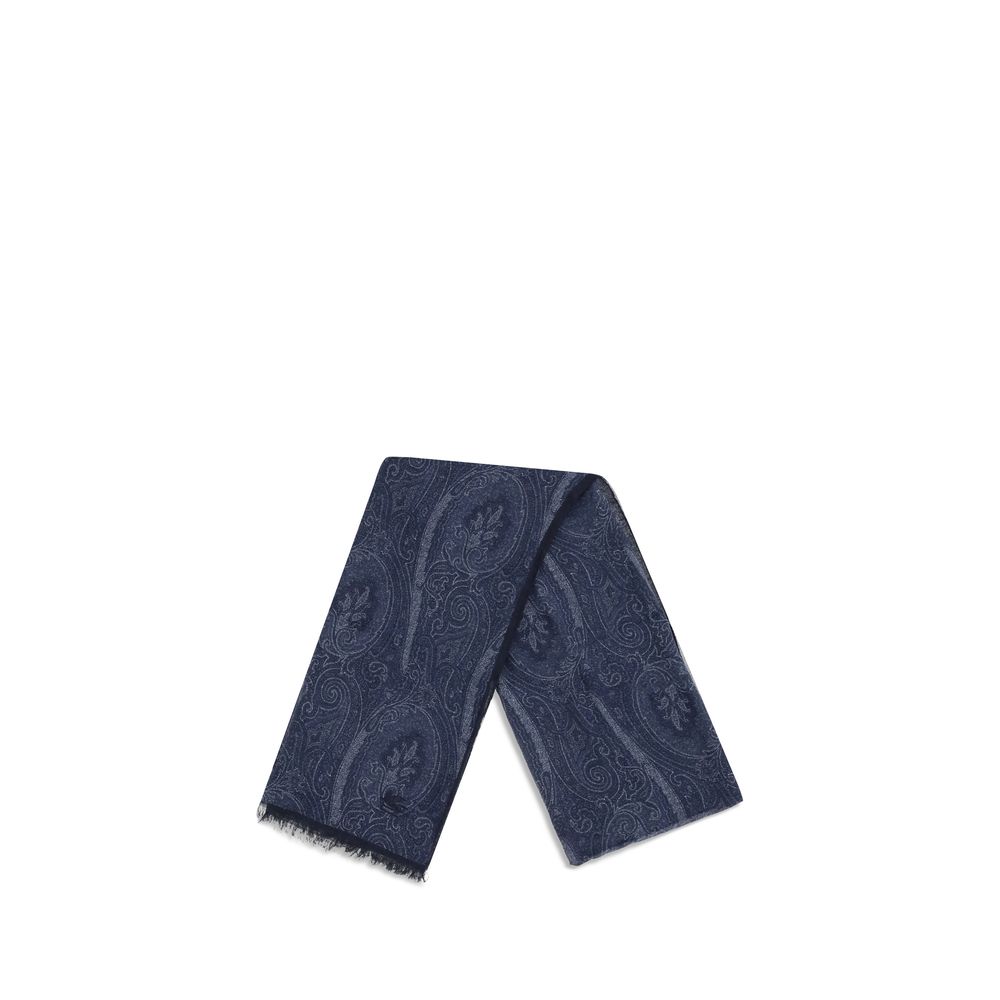 Etro Blue Modal Scarf | Regal Royce