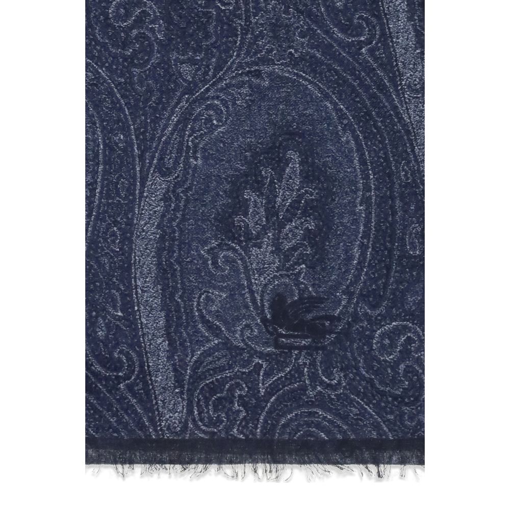 Etro Blue Modal Scarf | Regal Royce