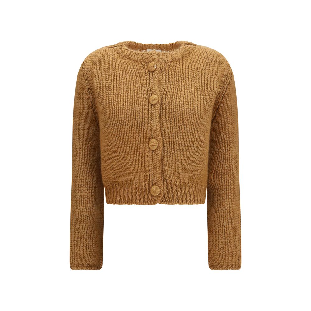 Forte_Forte Brown Silk Cardigan | Regal Royce