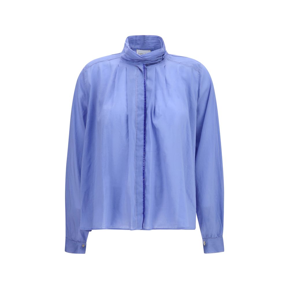 Forte_Forte Blue Cotton Blouse | Regal Royce